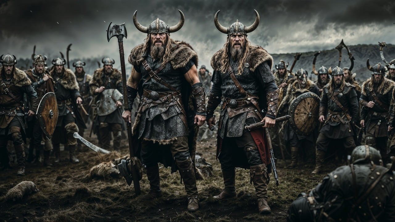 ai generated, vikings, warriors